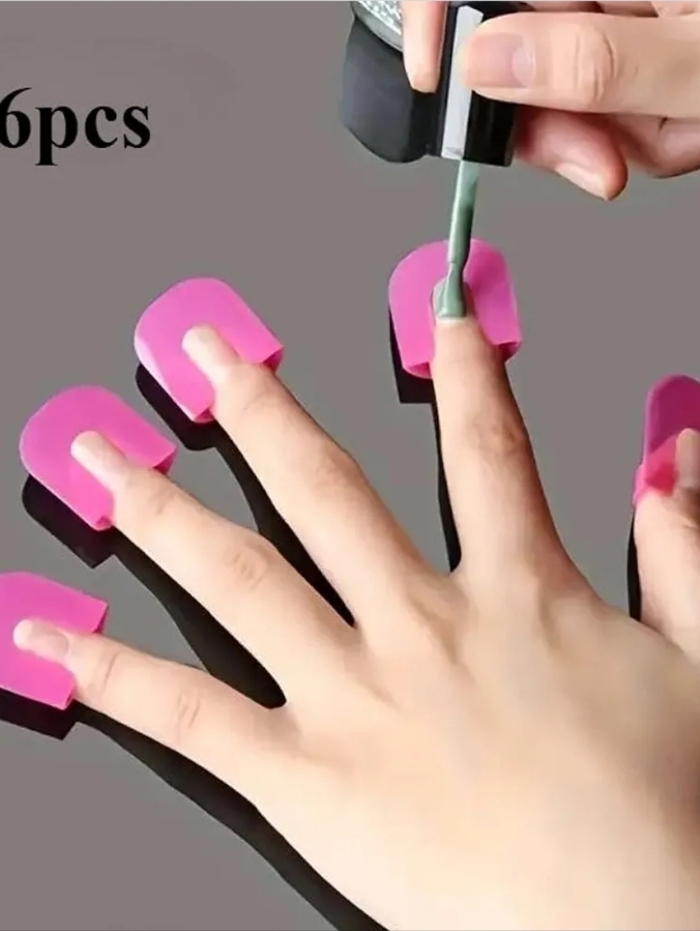 26PCS Reusable Nail Polish Protectors, Anti-Stain Soft Plastic Edge Protectors - Picture 3 of 5